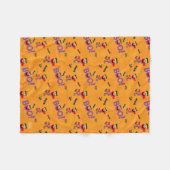 Elmo | Halloween Boo Pattern Fleece Deken (Voorkant (Horizontaal))