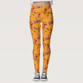 Elmo | Halloween Boo Pattern Leggings (Voorkant)