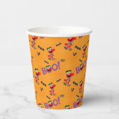 Elmo | Halloween Boo Pattern Papieren Bekers (Links)