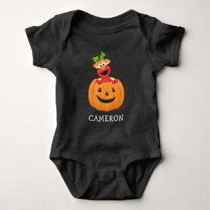 Elmo Halloween Jack-O-Lantern Romper
