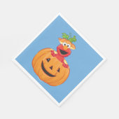 Elmo | Halloween Jack-O-Lantern Servet (Hoek)
