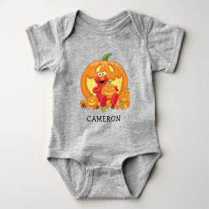 Elmo Halloweenpompoenen Romper