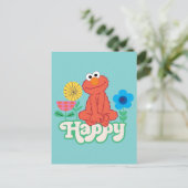 Elmo Happy! Briefkaart (Staand voorkant)