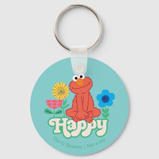 Elmo Happy! Sleutelhanger (Voorkant)