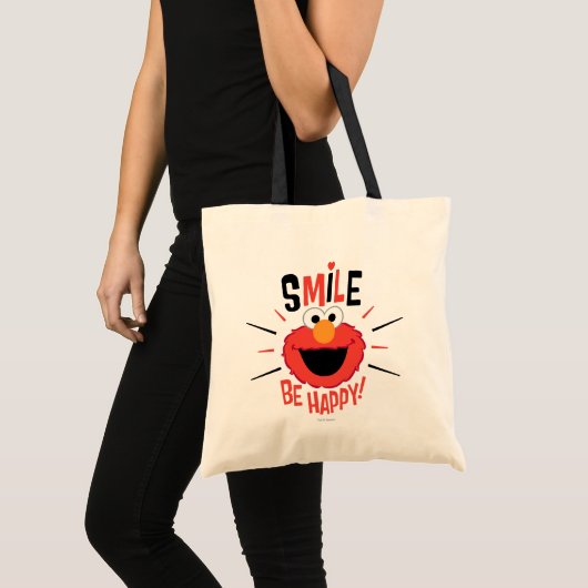 Elmo Happy Smile Tote Bag (Voorkant (product))