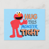 Elmo | Hug deze Monster Tight Briefkaart (Voorkant)