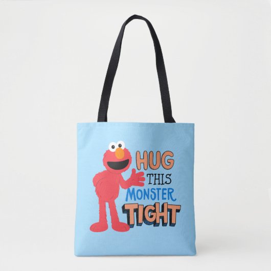Elmo | Hug deze Monster Tight Draagtas (Voorkant)