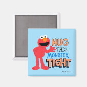 Elmo | Hug deze Monster Tight Magneet (Voorkant / Achterkant)