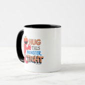 Elmo | Hug deze Monster Tight Mok (Voorkant links)