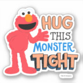 Elmo | Hug deze Monster Tight Sticker (Voorkant)
