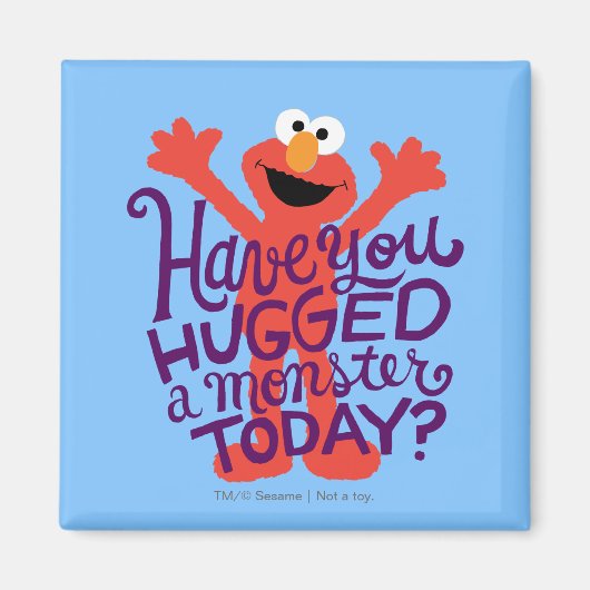 Elmo Hugging Magneet (Voorkant)