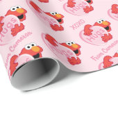 Elmo "Hugs" Valentijn Heart Snoep Cadeaupapier (Rol Hoek)