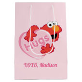 Elmo "Hugs" Valentijn Heart Snoep Medium Cadeauzakje (Achterkant)