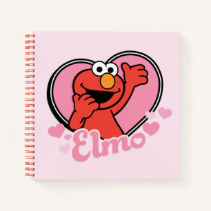 Elmo in Heart Valentijn Notitieboek