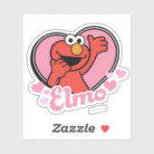 Elmo in Heart Valentijn Sticker (Vel)