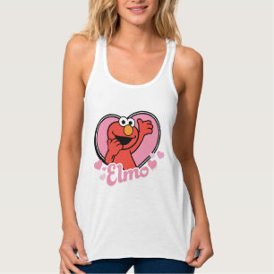 Elmo in Heart Valentijn Tanktop