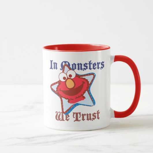 Elmo - in Monsters vertrouwen we Mok (Rechts)