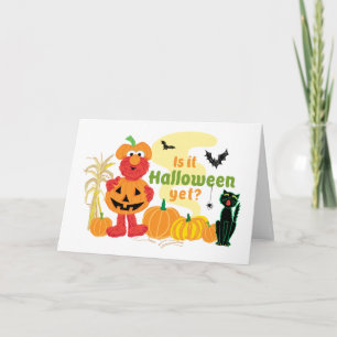 Elmo   Is het al Halloween? Kaart