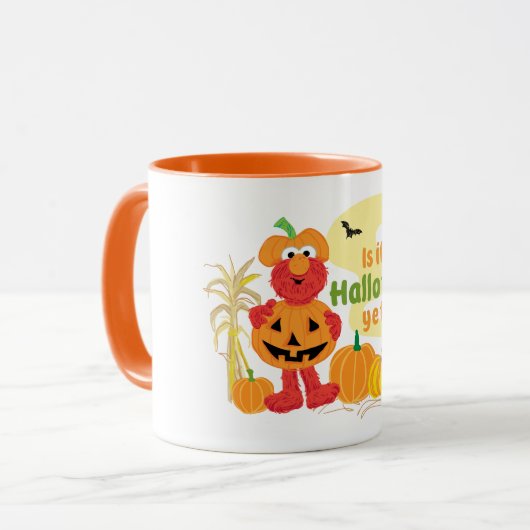 Elmo | Is het nog Halloween? Mok (Voorkant links)