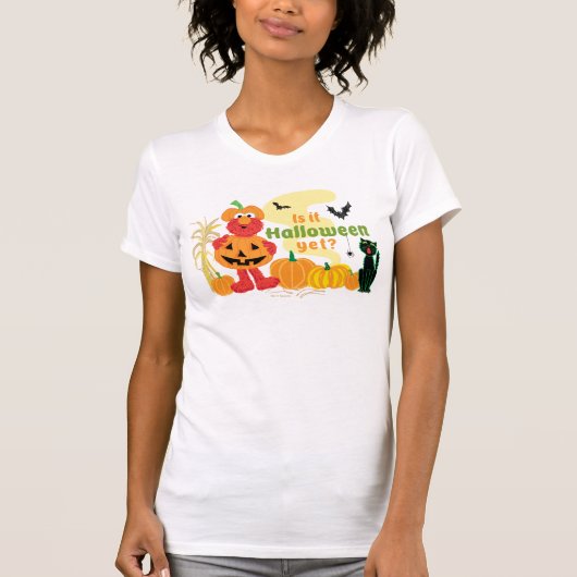 Elmo | Is het nog Halloween? T-shirt (Voorkant)