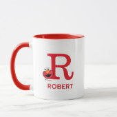 Elmo Jouw naam toevoegen & Monogram R Mok (Links)