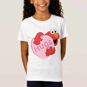 Elmo "Knuffels" Valentijn Hart Snoepjes T-shirt