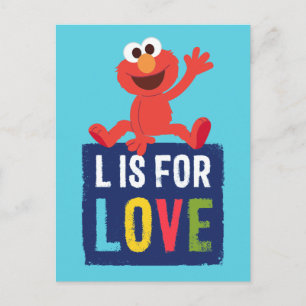 Elmo   L is voor Liefde Briefkaart
