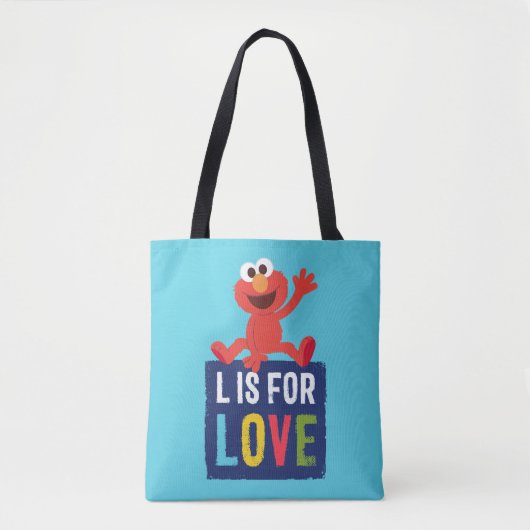 Elmo | L is voor Liefde Draagtas (Voorkant)