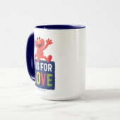 Elmo | L is voor Liefde Mok (Voorkant links)