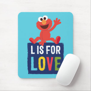 Elmo L is voor Liefde Muismat