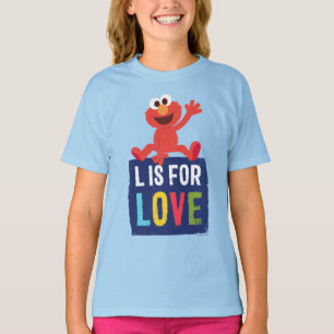 Elmo L is voor Liefde T-shirt