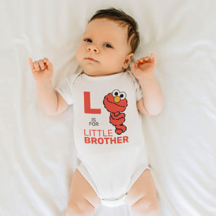 Elmo   L staat voor Kleine Broer Romper
