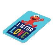 Elmo | L staat voor Liefde Magneet (Linkerzijde)