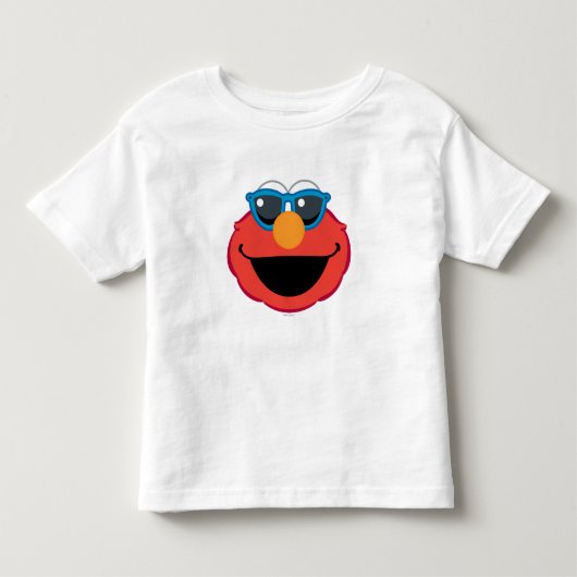 Elmo  Lachend gezicht met zonnebril Kinder Shirts (Voorkant)
