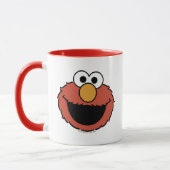 Elmo Lachend Gezicht Mok (Links)