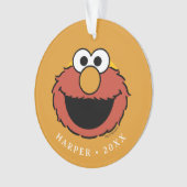 Elmo Lachende Gezicht Ornament (voorkant)