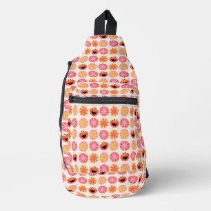 Elmo Pom-Pom Pattern Sling Bag
