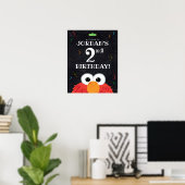 Elmo | Poster de bienvenue pour le 2e anniversaire (Bureau à domicile)