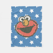 Elmo Retro Fleece Deken (Voorkant)