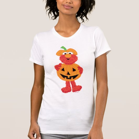 Elmo | Schattig als een pompoen T-shirt (Voorkant)