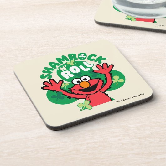 Elmo | Shamrock 'n' Roll Bier Onderzetter (Linkerzijde)