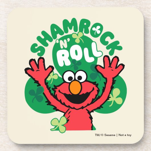 Elmo | Shamrock 'n' Roll Bier Onderzetter (Voorkant)