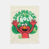 Elmo | Shamrock 'n' Roll Fleece Deken (Voorkant)