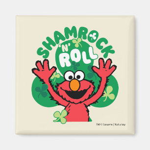 Elmo Shamrock 'n' Roll Magneet