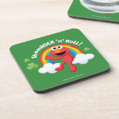 Elmo | Shamrock 'n' Roll Rainbow Bier Onderzetter (Linkerzijde)