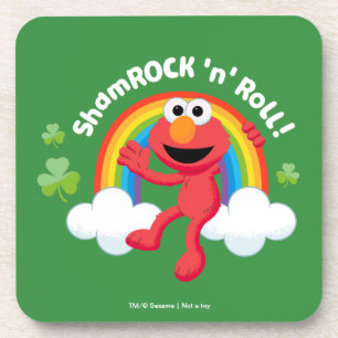 Elmo Shamrock 'n' Roll Rainbow Bier Onderzetter