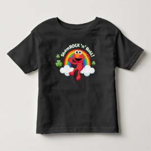 Elmo Shamrock 'n' Roll Rainbow Kinder Shirts