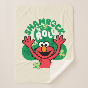 Elmo   Shamrock 'n' Roll Sherpa Deken