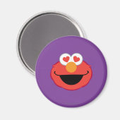 Elmo Smiling Face met Heart-Shaped Eyes Magneet (Voorkant / Achterkant)
