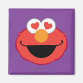 Elmo Smiling Face met Heart-Shaped Eyes Magneet (Voorkant)